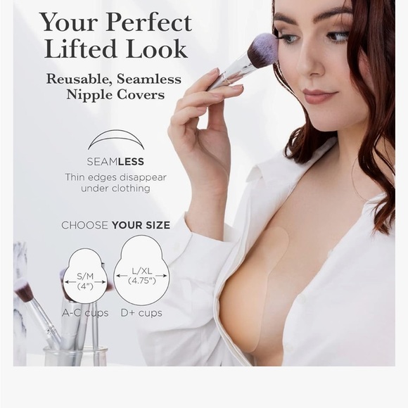 NIPPIES SKIN lift color Coco 1 Pair size A-C - Picture 5 of 14